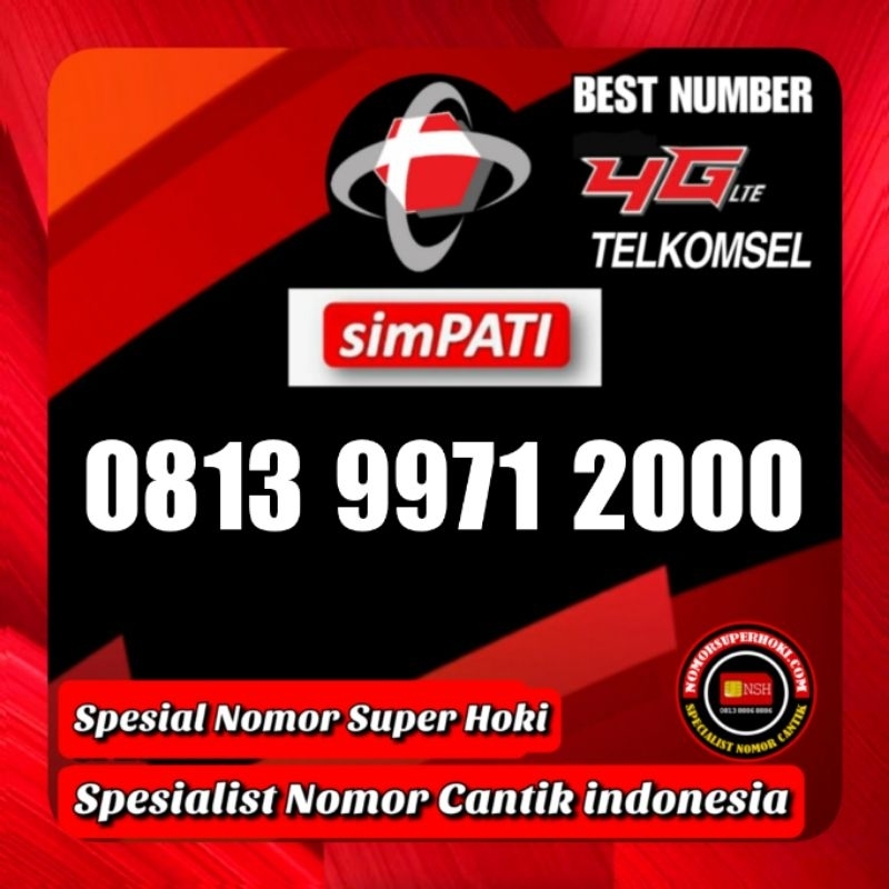 NOMOR CANTIK KARTU PERDANA TELKOMSEL SIMPATI _2000