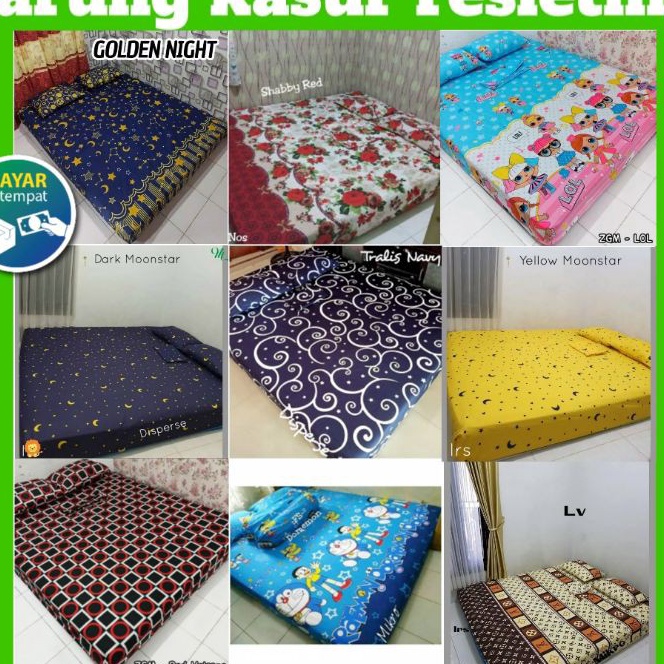 Wah Sarung urung kasur busa resleting no 1 no 2 18x2x15 16x2x15 karakter murah