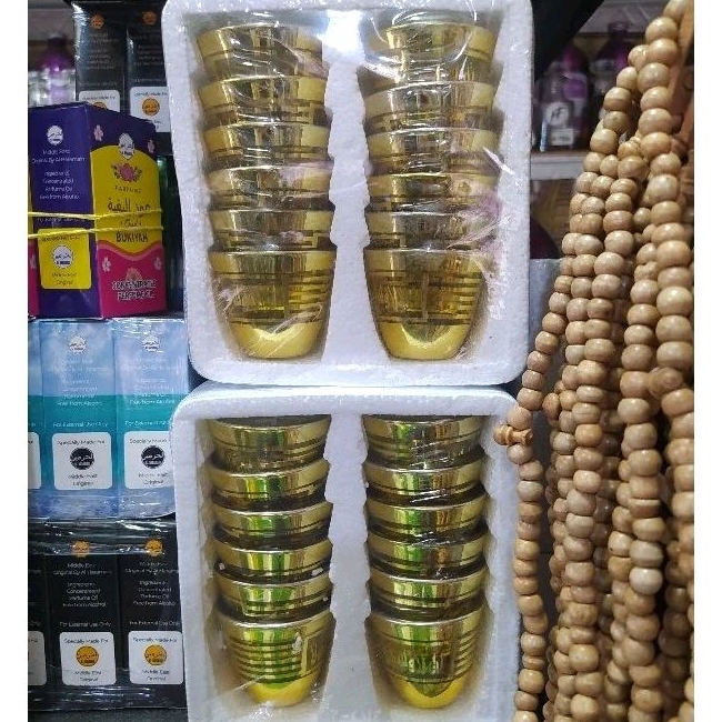 Gelas air zamzam kaca/Gelas cucing mini kaca zamzam 1Lusin