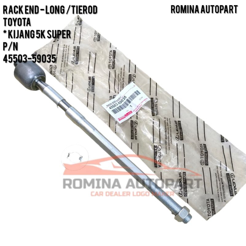 RACK END LONG TIEROD TOYOTA KIJANG 5K SUPER ORIGINAL 1PC