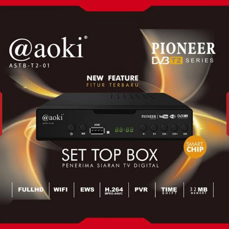 Telah Hadir set top box aoki ASTB T21  STB AOKI T21  STB TV TABUNG MURAH  BERKUALITAS