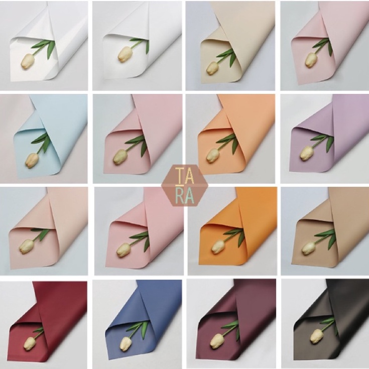 

Termurah Per PACK 2 Lembar Kertas Bunga Cellophane Polos 5858 Harga Per Pack isi 2 Lembar