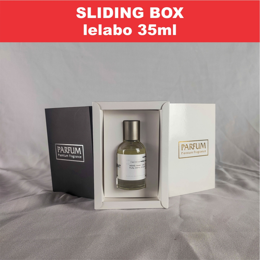 

Sliding Box Parfum untuk botol L3lab0 35ml dan 50ml