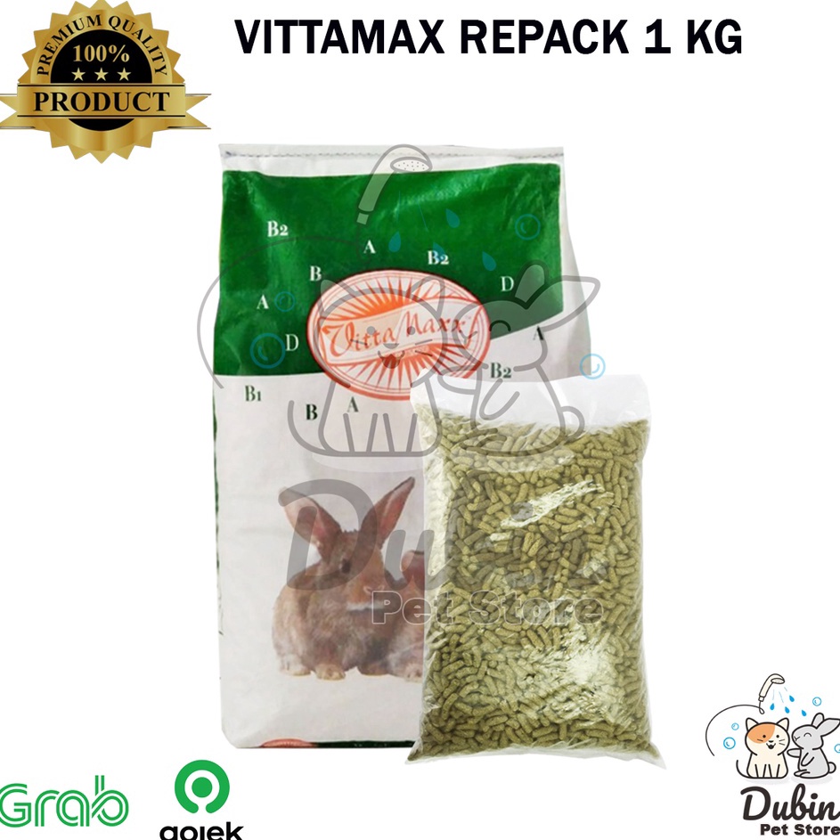 Diskon Update  Vitamax 1 kg  Makanana Pelet Pakan Kelinci 1 kg  VItta Maxx 1 kg Makanan Kelinci Vita