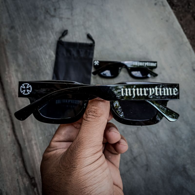 KACAMATA BOLD INDEPENDET INJURYTIME UV400 Kacamata Hitam Pria Wanita Bingkai Kecil Kotak