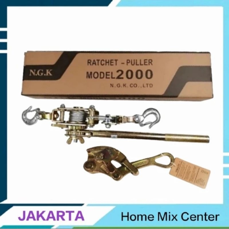 Ratchet Puller 2 Ton NGK Full Set