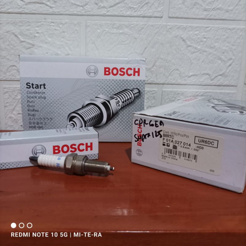BUSI BOSCH ORIGINAL CPR6EA UR6DC busi beat spacy karisma supra x125  tunder busi racing bosch origin
