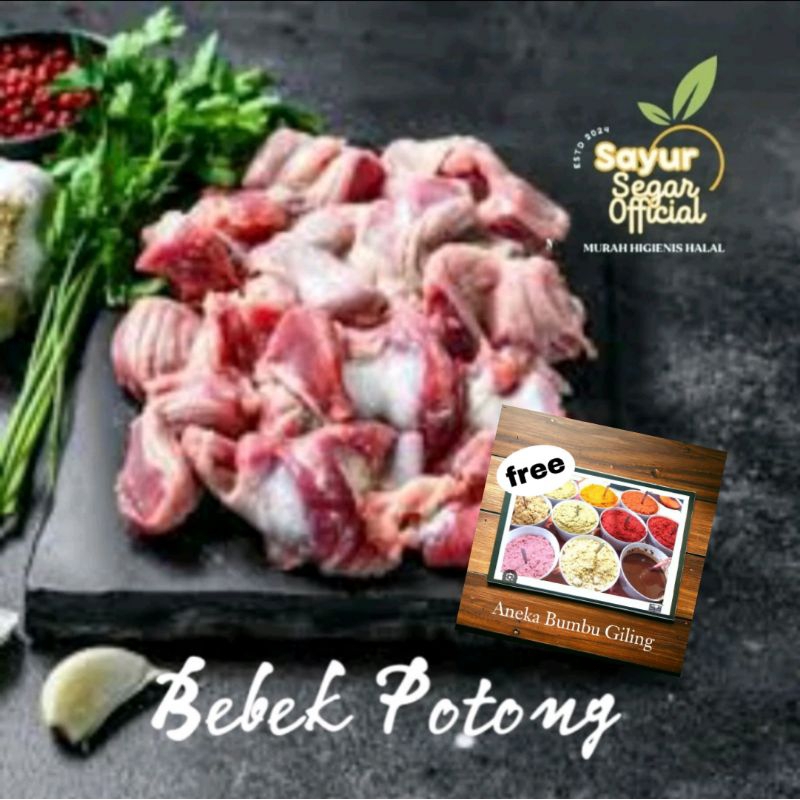 

Bebek Segar 1 Ekor ( Request Potong ), FREE Bumbu Giling