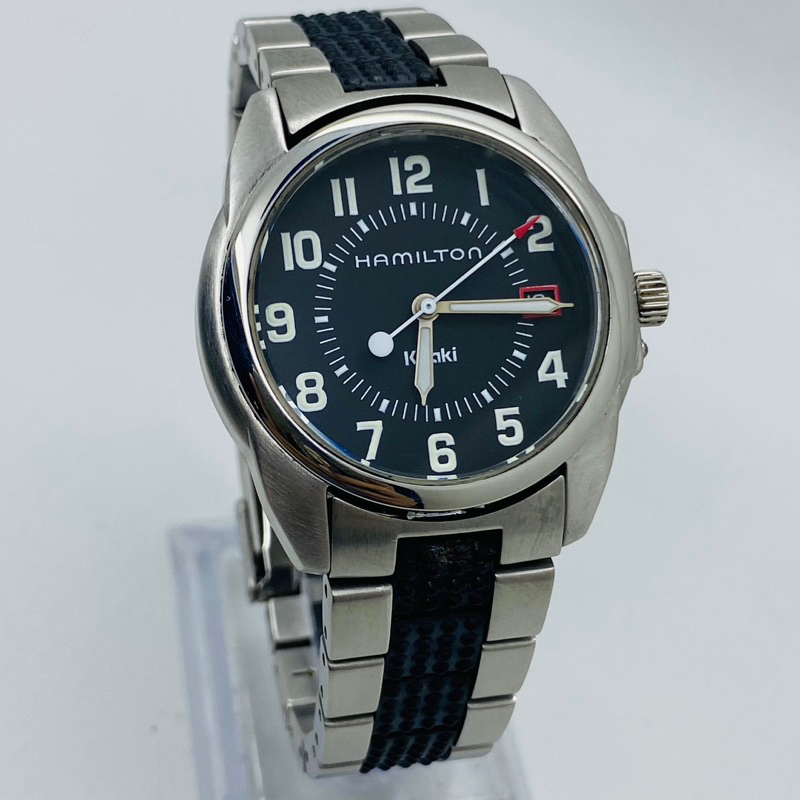Hamilton 6301 Quartz Black Dial Date Swiss Made
