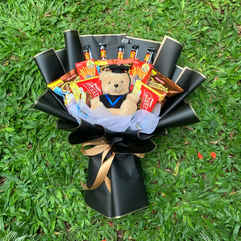 

Buket snack boneka wisuda