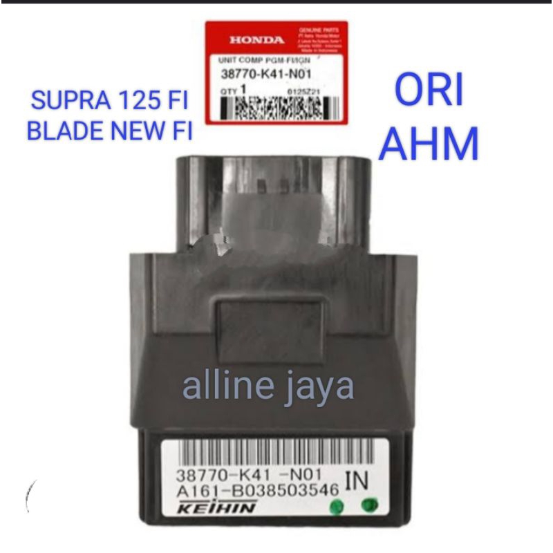 38770-K41-N01 ECU/ECM SUPRA X125 FI/BLADE NEW FI ORI AHM