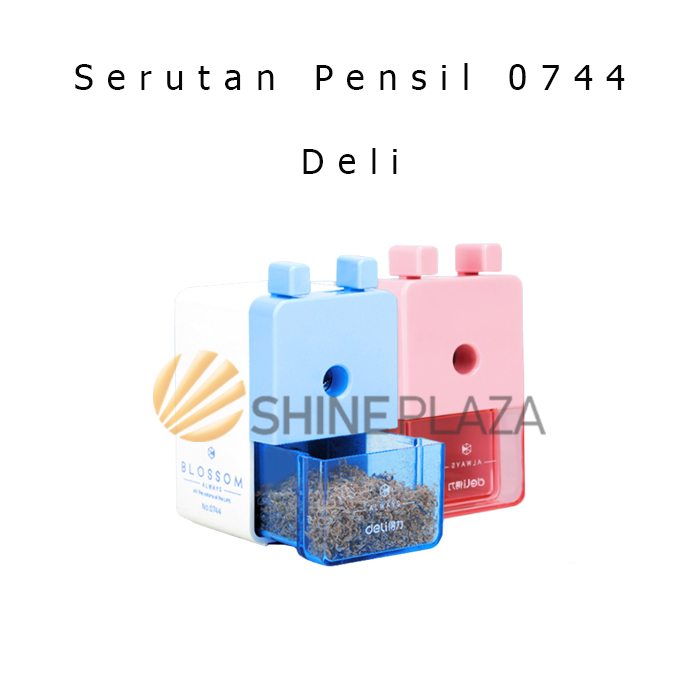 

Serutan Rautan Pensil Meja - Sharpener Putar Deli 0744