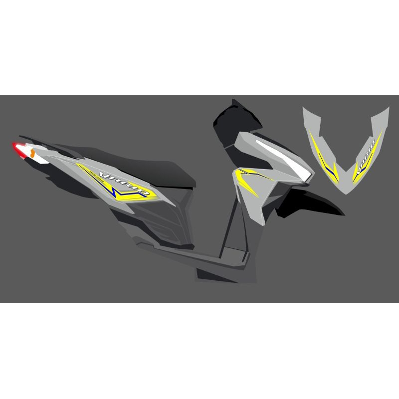 STRIPING TRANSPARAN VARIO LED OLD 125-150 CUSTOM LIST SIMPLE