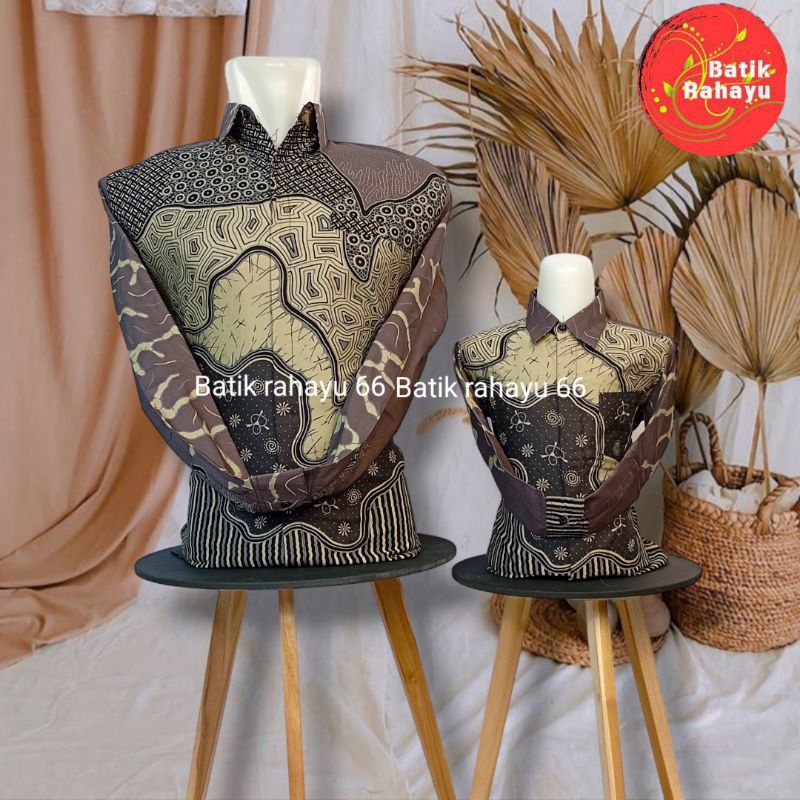 Couple kemeja batik ayah anak/ couple kemeja batik/couple batik ayah dan anak /couple kemeja batik l