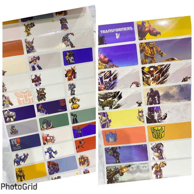 

Label nama TRANSFORMER AKD label nama anti air / waterproof