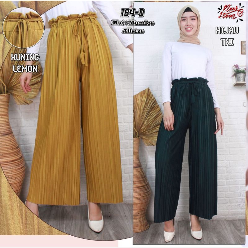 CELANA KULOT PLISKET TALI | PLISKET TALI | CELANA PLISKET PANJANG | KULOT IMPORT