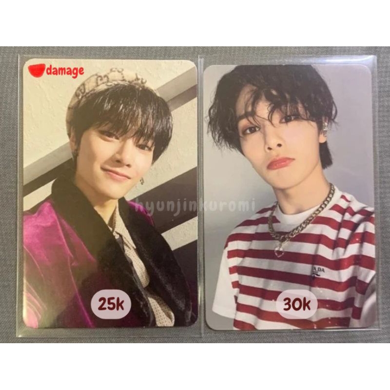pc photocard official jeongin straykids ayen oddinary maxident merch jewel case