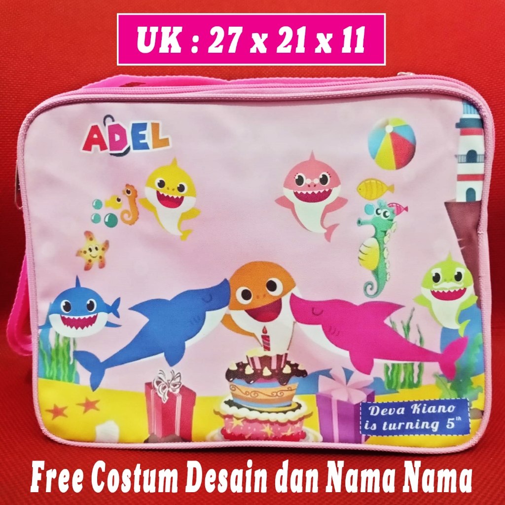 Tas Ultah Anak / Tas Sekolah Anak / Tas Bidan / Tas Bimbel / Tas Ultah Anak / Tas Selempang Ultah Pe