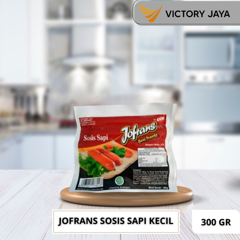 

Jofrans Sosis Sapi Kecil Mini Jofran Sosis Enak Lezat isi 10 (300 gram)
