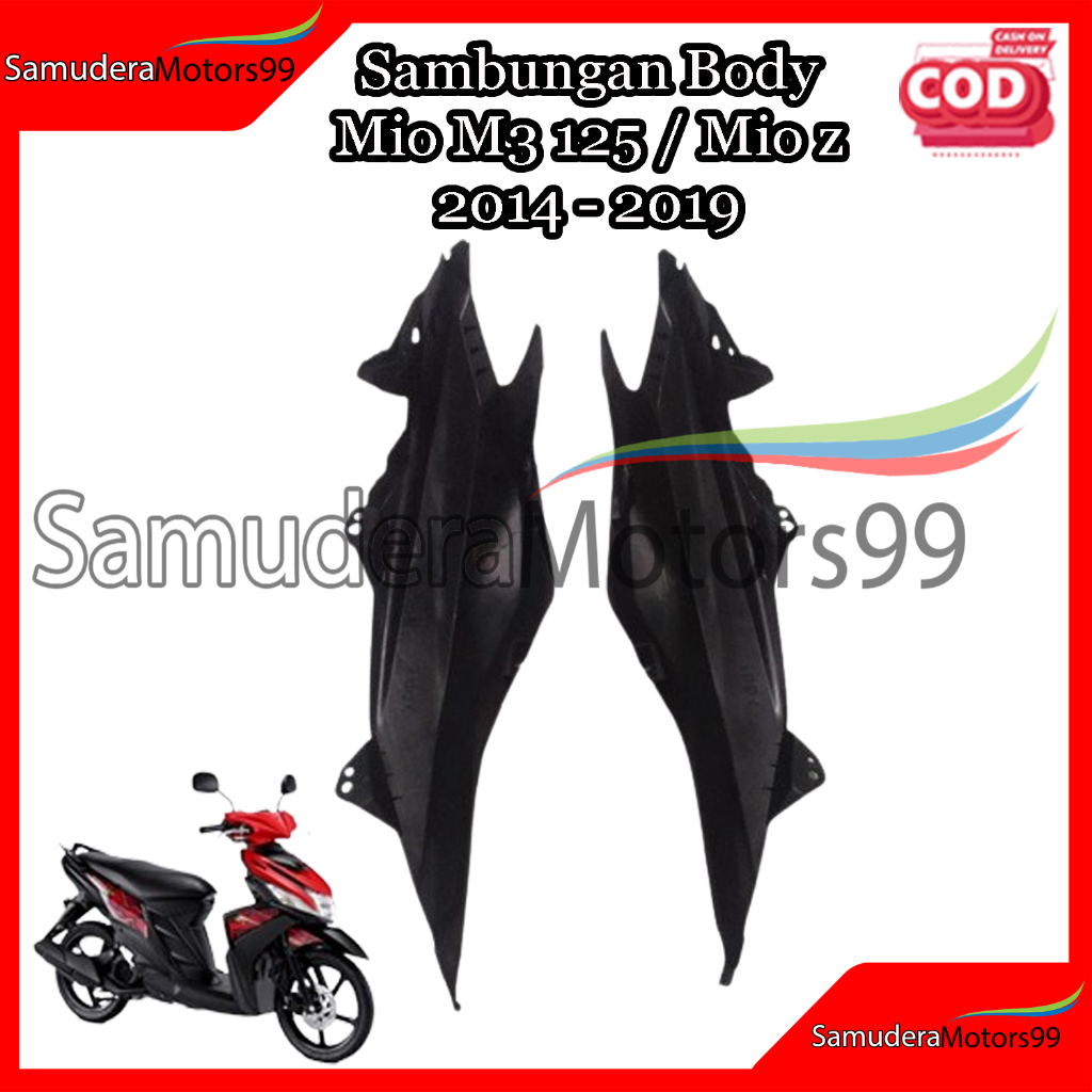 Sepasang Sambungan Body Yamaha MIo M3 125 / Mio Z 2014 - 2019 / 1 Set Sambungan Body