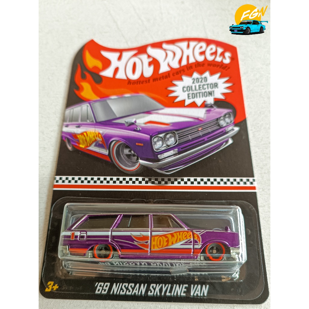 HOT WHEELS 69 NISSAN SKYLINE VAN COLLECTOR EDITION