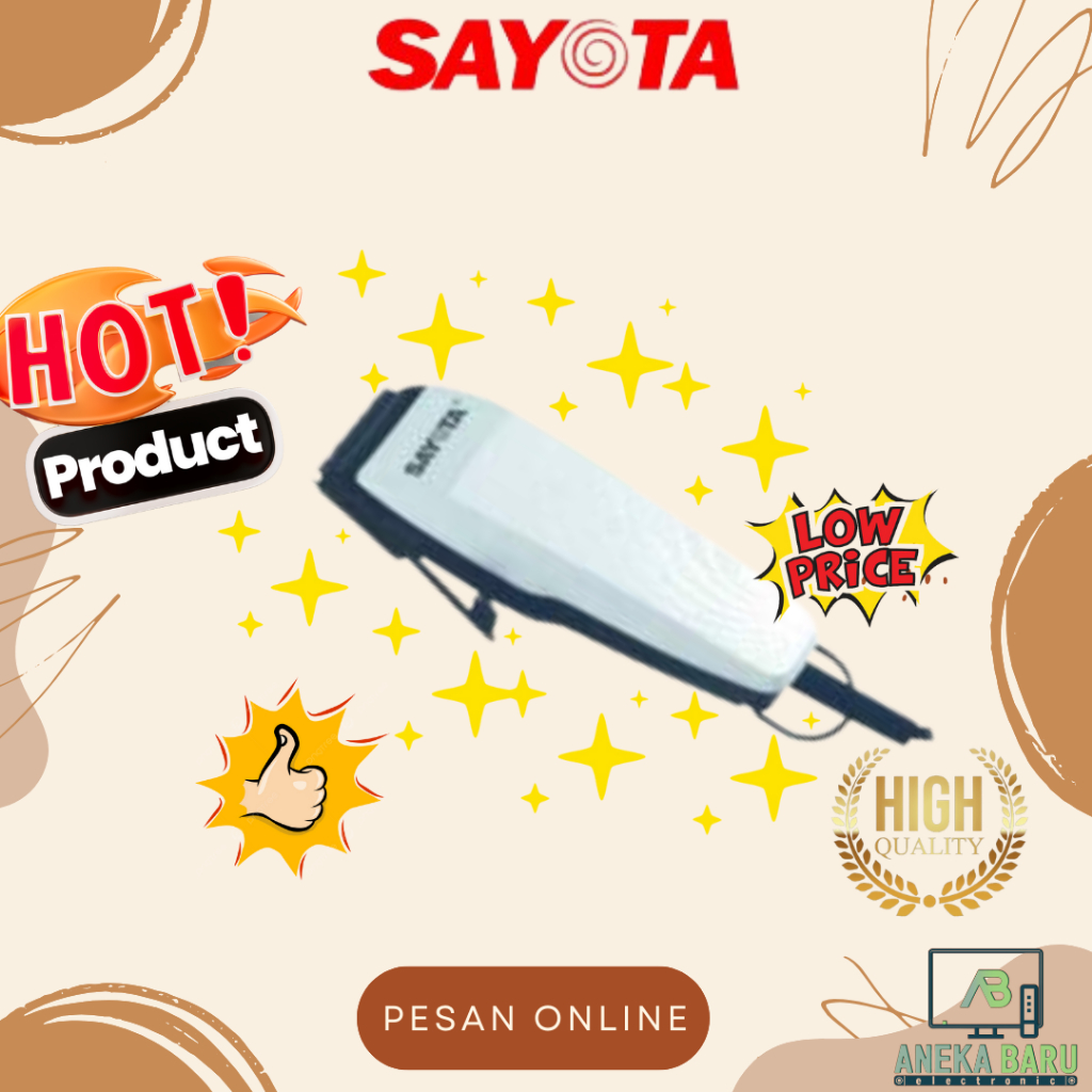 [READY & COD] Sayota Cukur Rambut Hair Clipper SC-889 / SC889 / SC 889