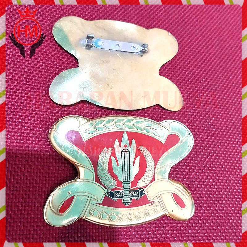 Lencana Emblem Satpam Murah Emblem Satpam Keamanan - Harapan Mulya