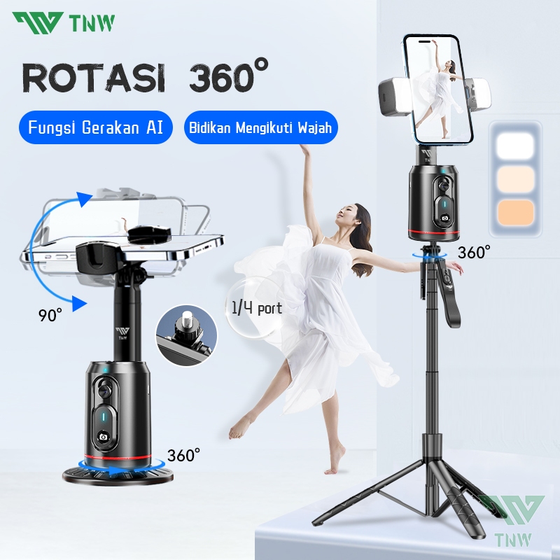 TNW P05 Face Tracking Gimbal Bluetooth Gimbal Stabilizer Handphone Face Tracking Tripod Stabilizer 3