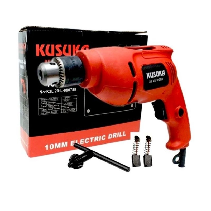 bor listrik Kusuka 10mm KR60 merah
