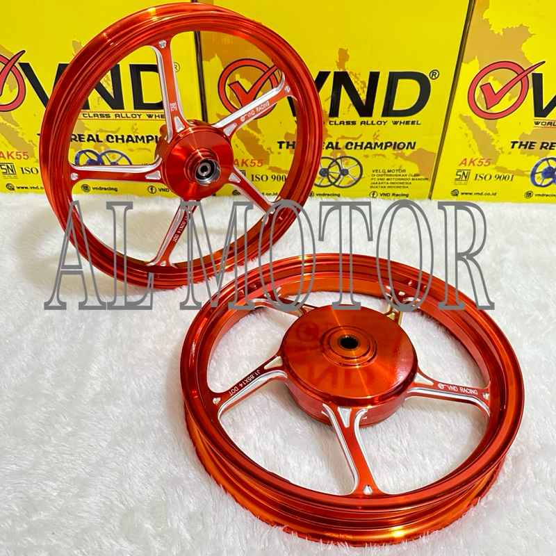 ID VELG AK55 RING 14 MIO SPORTY KARBU / MIO J GT / FINO KARBU / SOUL KARBU / XRIDE 115 / FINO 115 /