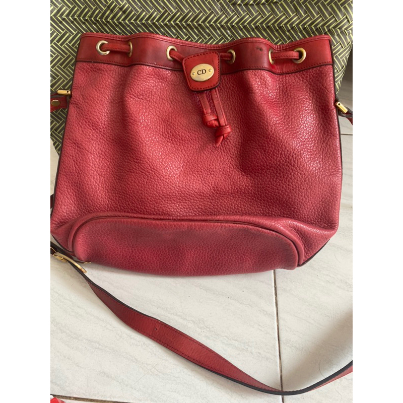 PRELOVED CHRISTIAN DIOR ORI TAS SERUT KULIT