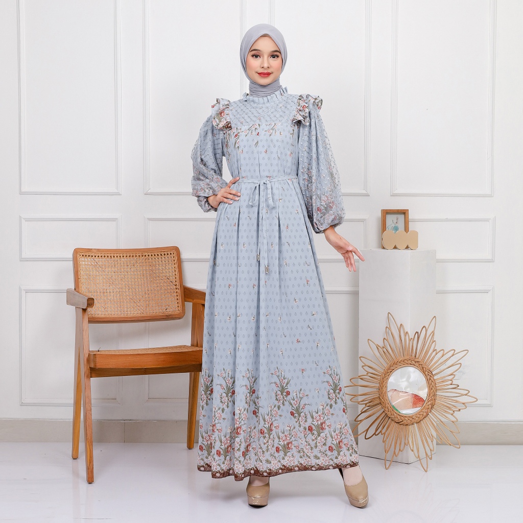 Gamis Maxy Dress Ceruti CRT Muna