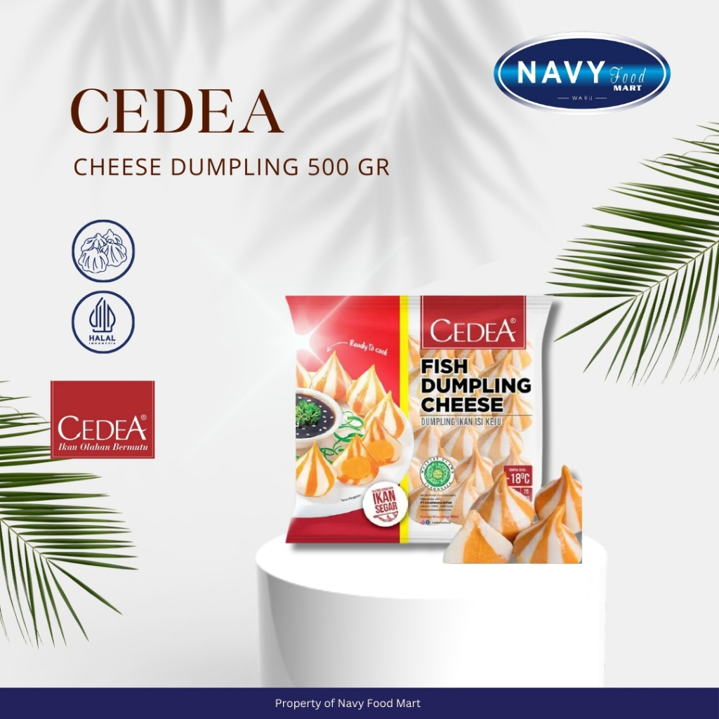 

Cedea Fish Dumpling Cheese 500 gr / Dumpling Ikan Keju 500 gr