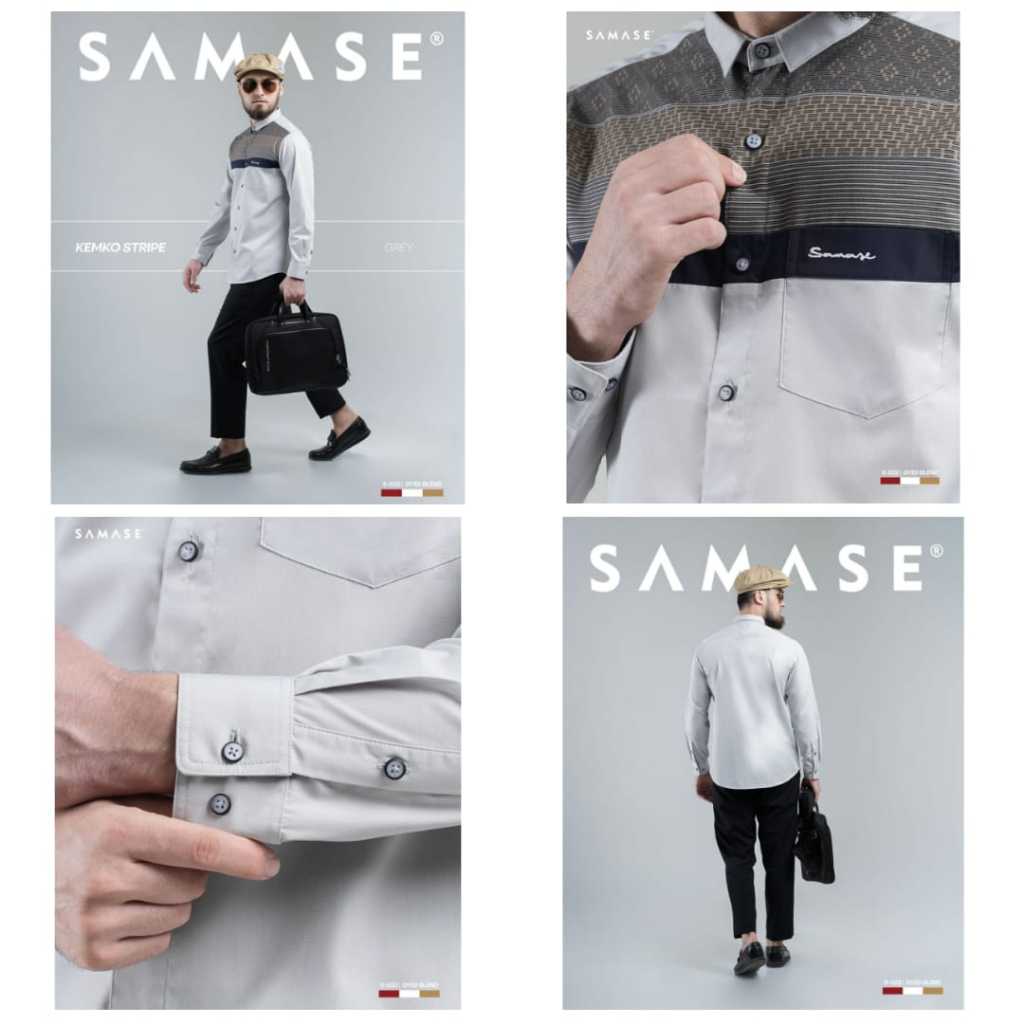 SAMASE Kemko Heritage Original Kemeja Koko Batik S-022