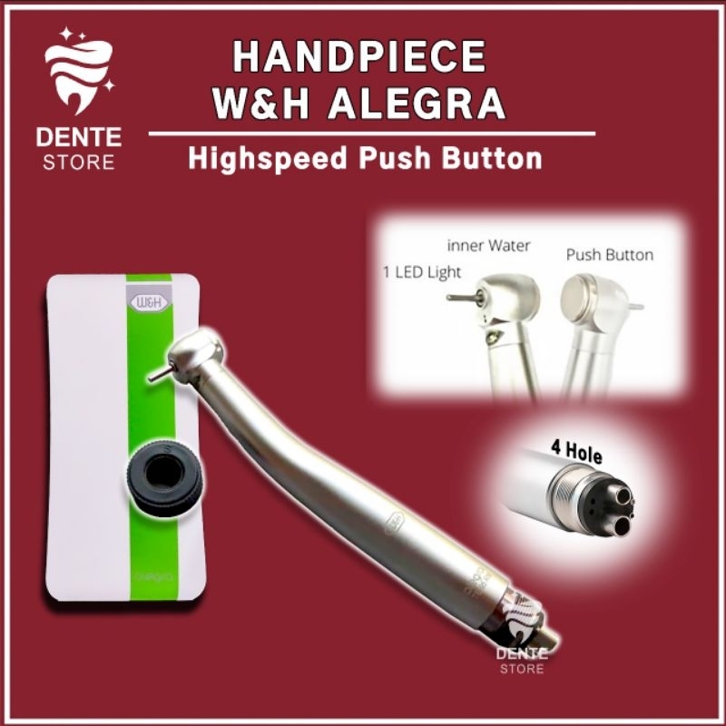 HANDPIECE HIGH SPEED  W&H LED PUSH BUTTON