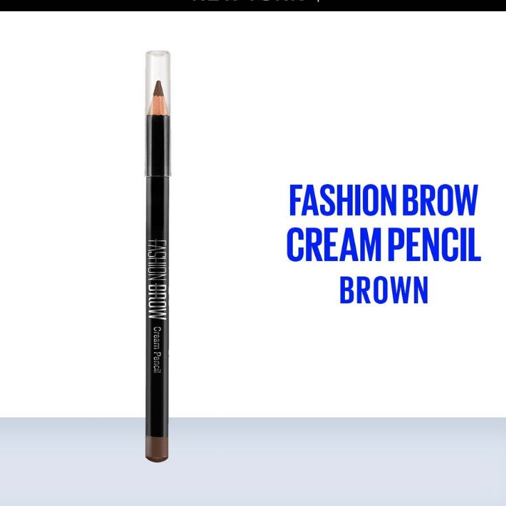 MAYBELLINE FASHION BROW CREAM PENCIL // JSELECTIV X JHON KOSMETIK // Pensil Alis Maybelline - ORI️ B