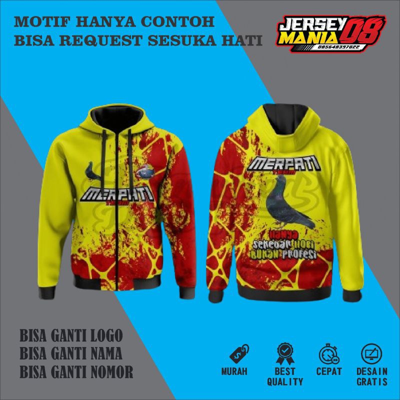 JERSEY JAKET MERPATI CUSTOM