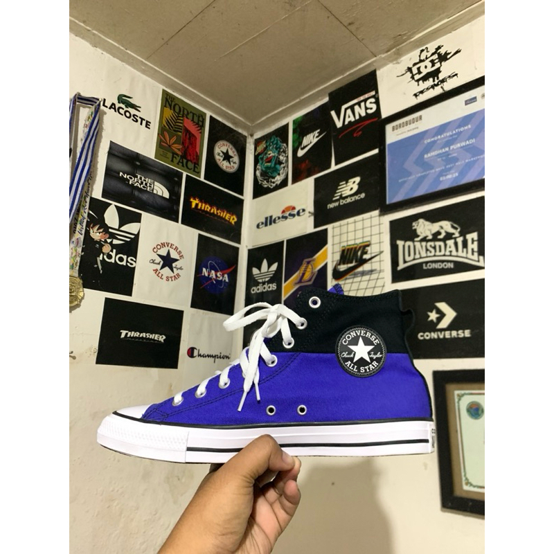 Converse Chuck Taylor All Star High Blue/Flame