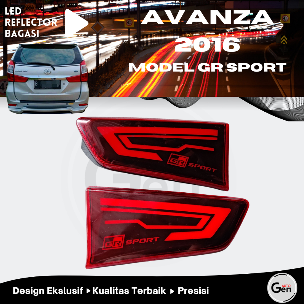 REFLEKTOR BAGASI GRAND AVANZA XENIA 2012-2016