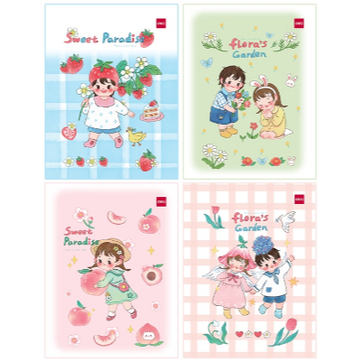 

Deli Sewing Notebook Flower Planet / Buku Tulis Sekolah A5 38 58 Lembar ENB560