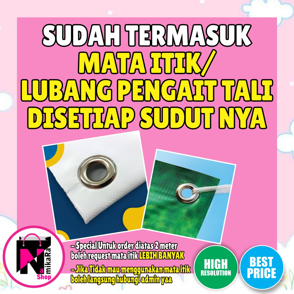 [Whispers] Banner Spanduk Toko Kue / Banner Toko Cake dan Brownies / Spanduk Toko Kue Bolu TERMURAH