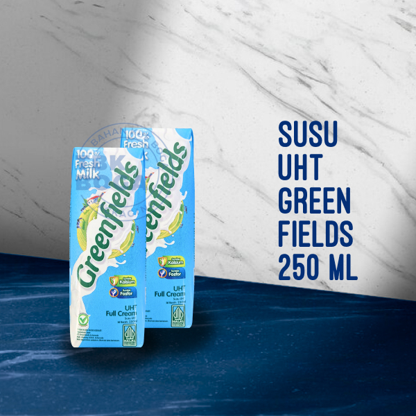 

Susu Greenfield ( 250 ml ) UHT Full Cream Greenfields Milk Fresh