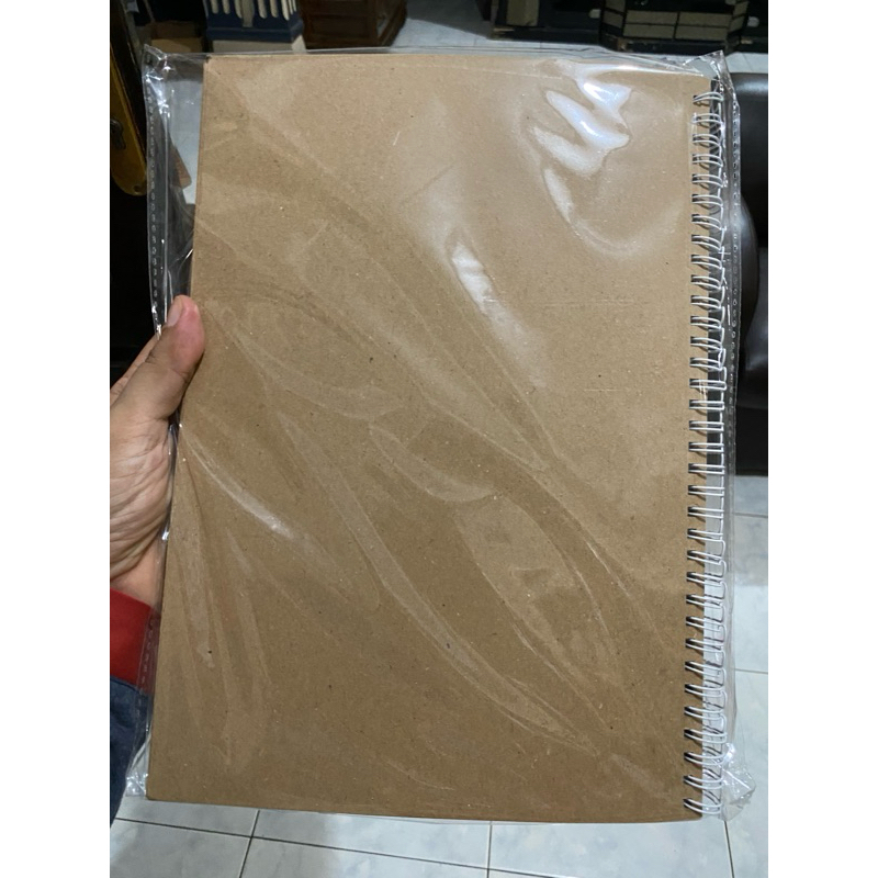 

Scrapbook Album A4 notebook photo journal buku vintage polos coklat kado unik