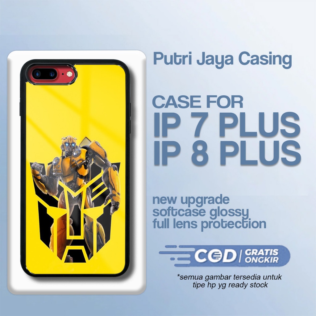 Case Ip 7 plus / ip 8 plus Terbaru - Xiaomi Ip 7 plus / ip 8 plus - Motif Robbot - Hardcase Premium 
