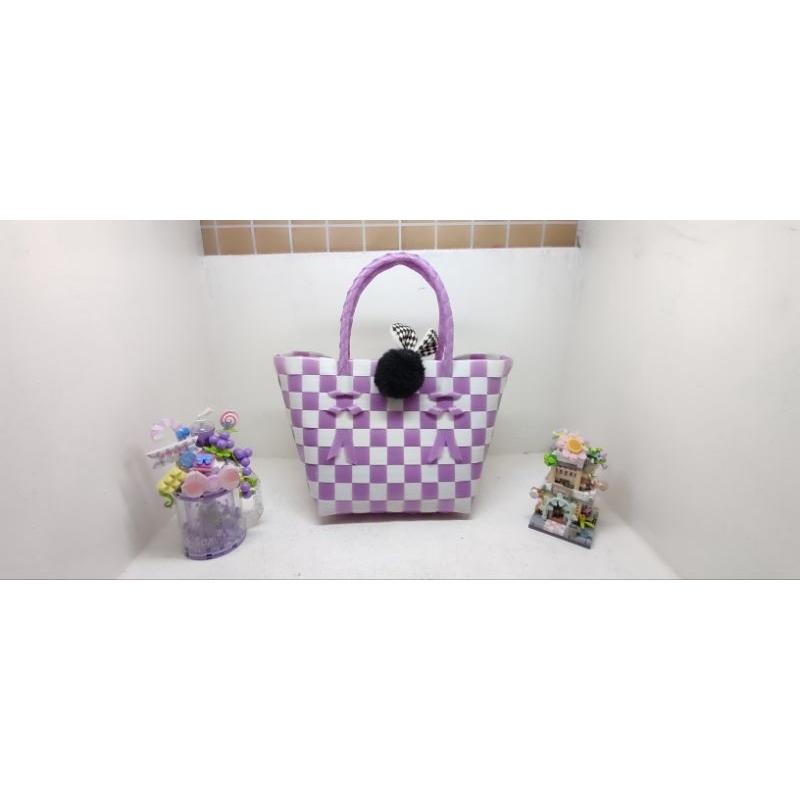 Tas Anyaman Plastik/Tas Souvenir/Tas Hampers