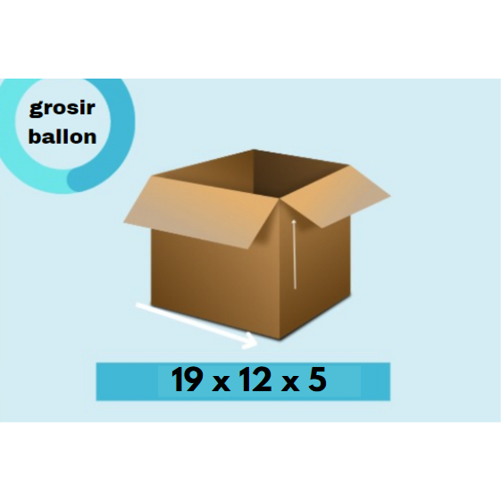 

Kardus Packing 19x12x5 - Karton Box Dus Kotak Packaging Kecil Polos Murah Baru
