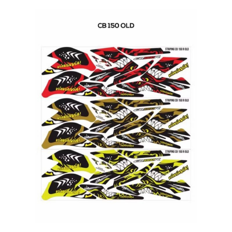 sticker cb 150 old/striping cb 150 old/