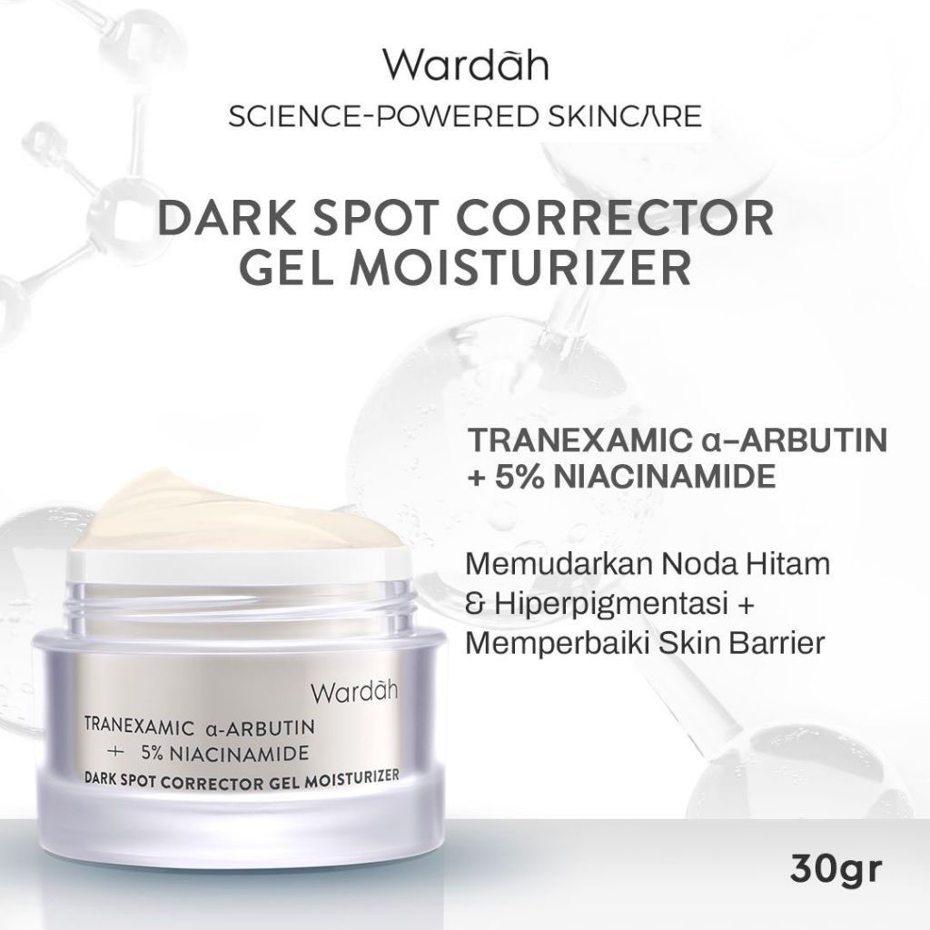 Wardah Original Tranexamic a-Arbutin + 5% Niacinamide Dark Spot Corrector Gel Moisturizer 30g