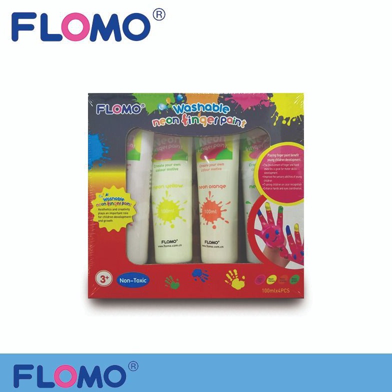 

KODE S28F FLOMO standart and neon washable finger paint