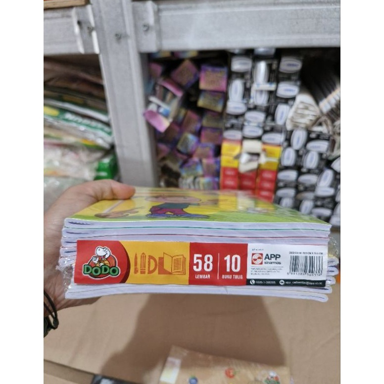 

KODE T34C BUKU TULIS DODO 58 1PAK1BUKU